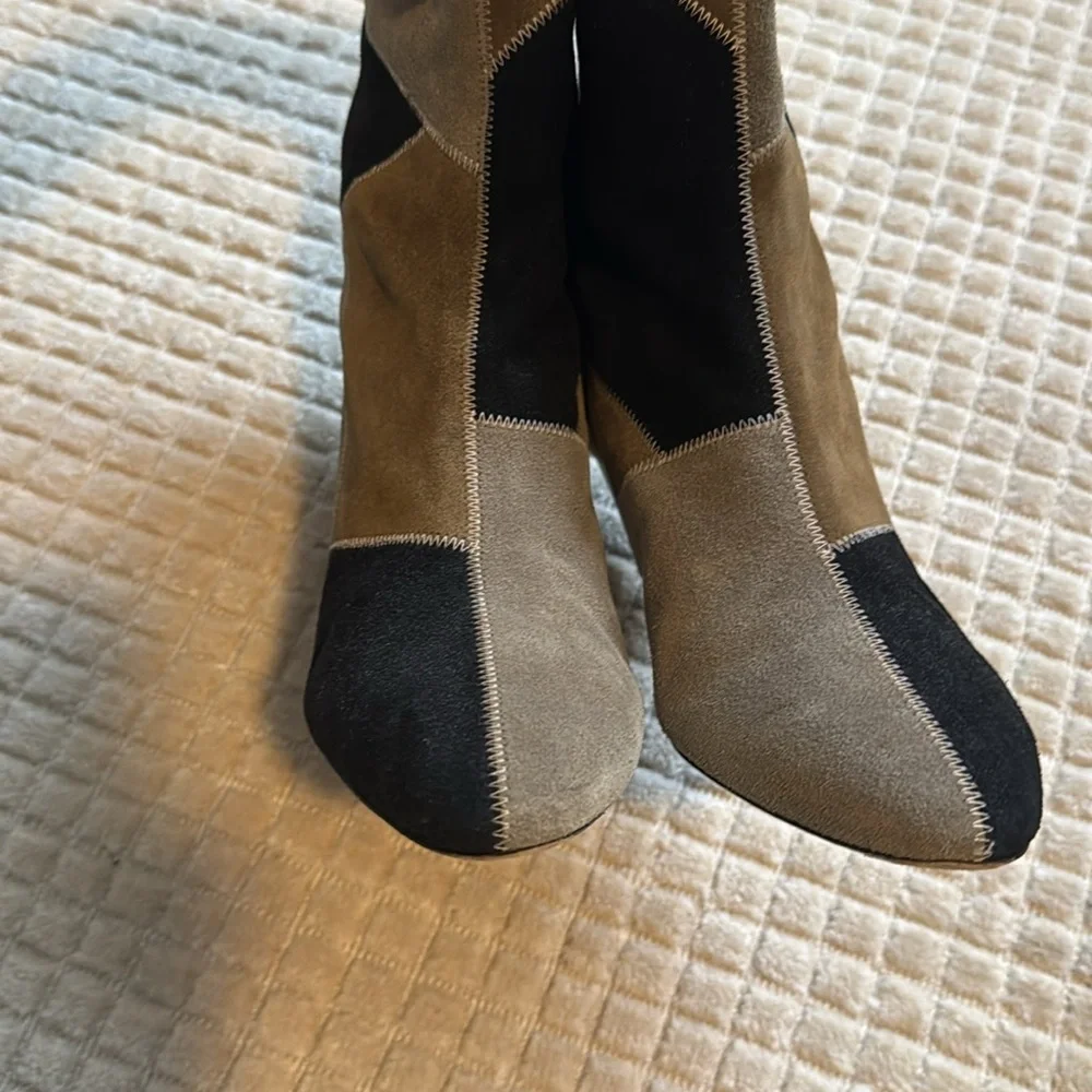 Isabel Marant suede patchwork boots 39 - Picture 5 of 6